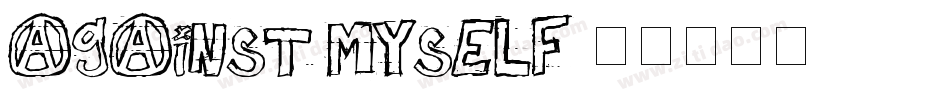 Against Myself字体转换
